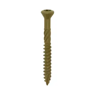 Woodies - Vlonderschroeven - Torx 25 Platverzonken Kop - 5 X 60mm - Deeldraad - Gehard Staal (200 Stuks)