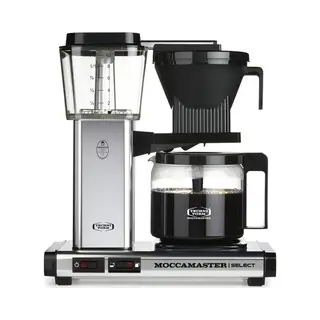 Moccamaster Kbg Select Polished Silver Vollautomatischer Filterkaffeemaschine 1,25 L