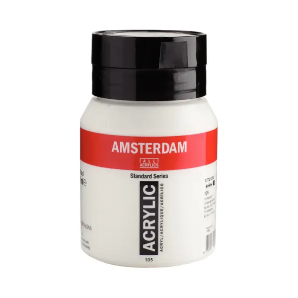 Royal Talens Amsterdam 17721052 Acrylfarbe 500 ml Weiße Flasche thumbnail