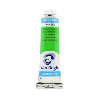 Van Gogh Water Colour Tube 10 Ml Permanent Green (662)