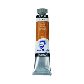 Van Gogh Ölfarbe - 20 Ml Gelber Ocker 227 - Hohe Pigmentierung - Ausgezeichnete Abtönstärke - Deckende, Buttrige Textur - Lichtechtheit +++ - Serie