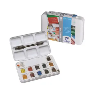 Van Gogh 20808631 wasserbasierte Farbe Blau, Grün, Grau, Rot, Weiß, Gelb Palette 12 Stück(e)
