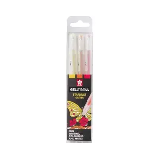 Sakura Stardust Happy Afgetopte gelpen Koper, Goud, Rood 3 stuk(s)