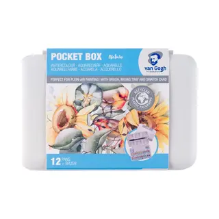 Royal Talens Aquarellfarbe Van Gogh, 12er Box, Naturfarben