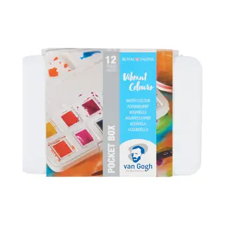 Royal Talens Van Gogh 20808643 wasserbasierte Farbe Blau, Grün, Orange, Pink, Lila, Rot, Violett, Gelb Palette 12 Stück