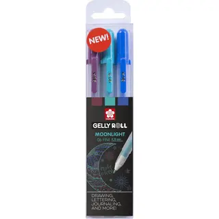 Sakura Gel-Tintenroller Gelly Roll Moonlight 06\"Galaxy\" farbig sortiert Strichstärke 0