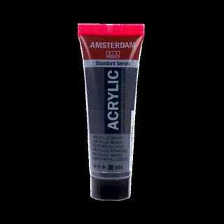 Amsterdam Acryl 850 Metallic Zwart 20 Ml
