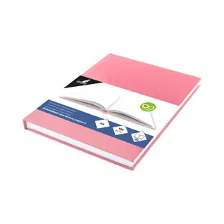 Kangaro Skizzenbuch, 80 Blatt, Din A5, Pastell-rosa
