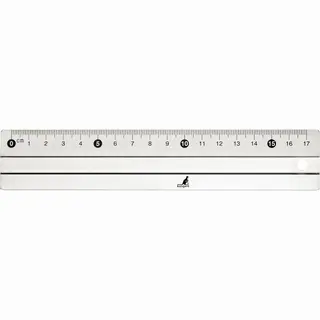 Kangaro Metall-Lineal, Aus Aluminium, 170 Mm