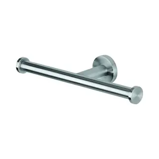 Geesa Nemox Toiletrolhouder Zonder Klep Dubbel - Rvs Geborsteld