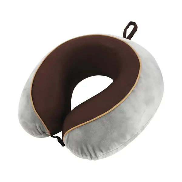 Travelsafe Nekkussen De Luxe - Memory Foam - Grijs Bruin thumbnail