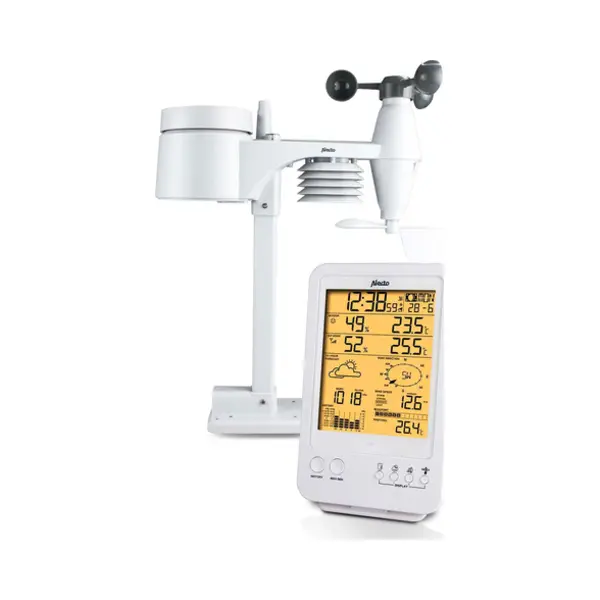 Alecto Ws-4800 Digitale Wetterstation Weiß Lcd Akku thumbnail