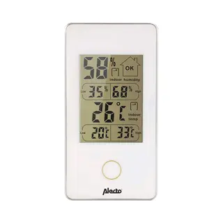 Alecto Ws-75 Umgebungsthermometer Elektronisches Umgebungsthermometer Drinnen Weiß