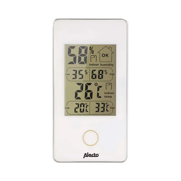 Alecto Ws-75 Umgebungsthermometer Elektronisches Umgebungsthermometer Drinnen Weiß thumbnail