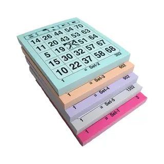 Bingo Holland Bingo Kaarten - 500 Vellen In 5 Series - Bingokaart
