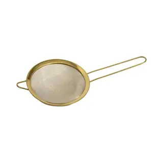 Mini Zeefje - Goud - Metaal - D14 Cm - Fijn Zeefje - Voor Keuken En Bakken