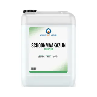 Werken met Merken Schoonmaakazijn – Aanslagverwijderaar - 20 Liter