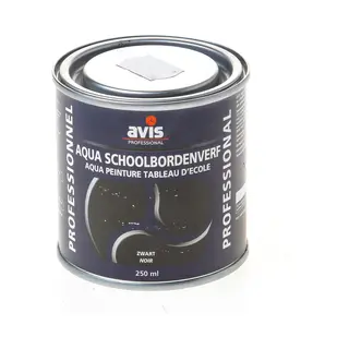 Avis Aqua Schoolbordenverf - Zwart - 250 Ml