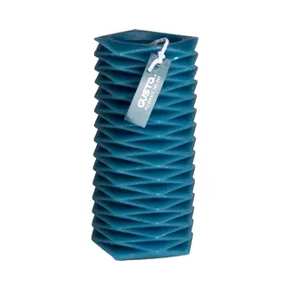 Gusta Figuurkaars ZigZag - Donker Blauw