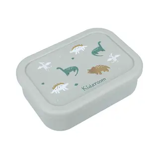 Kidzroom Small Talk Lunchbox - Groen - Dino's