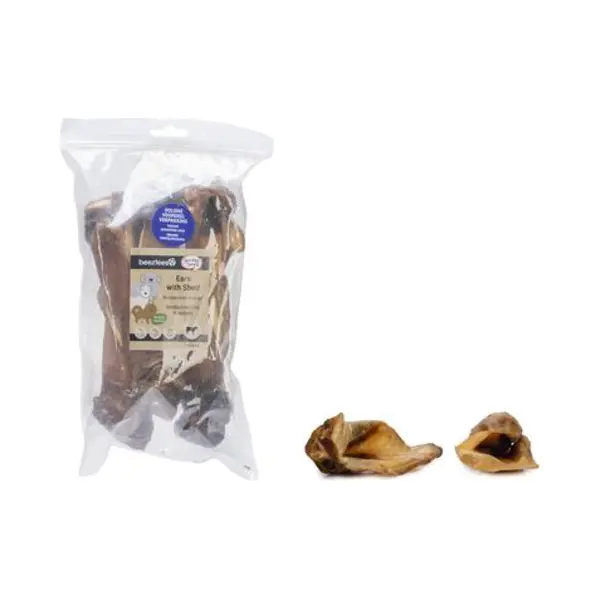 Beeztees Runderoren Met Pit - Hondensnacks - Volume Voordeel - 7 Stuks thumbnail