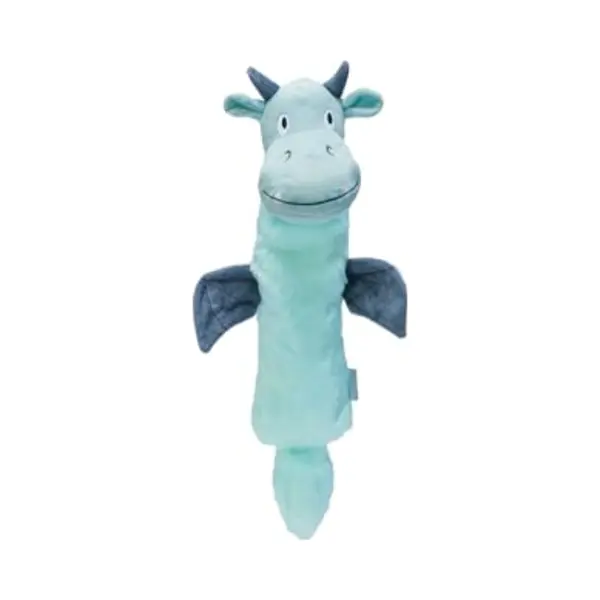 Beeztees Puppy-speelgoed, Draak, Pluche, Grijs, 45 X 24, 5 X 6 Cm thumbnail