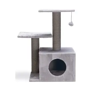 Beeztees Krabmeubel Serpa Fien (70 cm, Grijs), Krabpaal