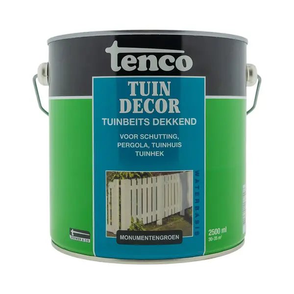 Tenco Tuindecor Beits Dekkend Monumentengroen - 2, 5 Liter thumbnail