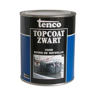 Tenco Topcoat - Zwart - 2, 5 L
