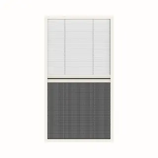 Livn Duoplisse Raamhor Plus 114x160cm Wit - Hor En Verduistering In één Voor Dakramen - Eenvoudig Op Maat Te Maken - Voor Een Maximale Opening Van