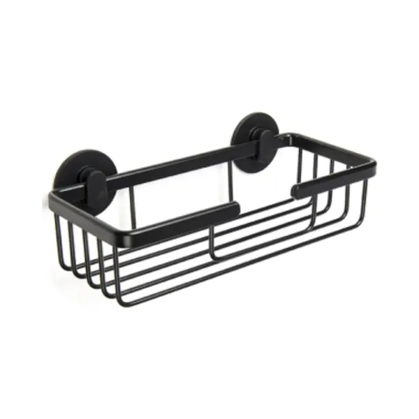 Differnz Zelfklevend Doucherek Zwart – Douchemand – Hangend Rechthoek– Doucherekje Zonder Boren - Aluminium - 25 X 11.6 X 8.1 Cm thumbnail