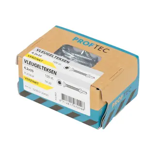 Proftec 5411.01.00801 Zeskantmoer - Din 934 - Verzinkt - M8 (50st)