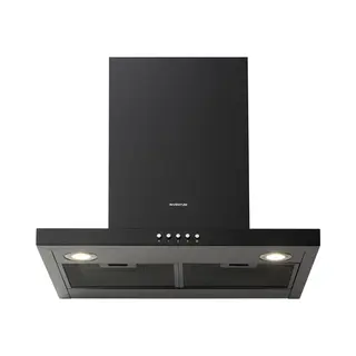 Inventum AKB6005ZWA afzuigkap Muurmontage Zwart A 630 m³/uur
