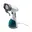 wit met turquoise