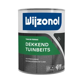 Wijzonol Dekkend Tuinbeits - Zwart - 0, 75 Liter