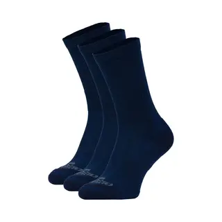 Nomad® 3 Pack Sokken Maat 35-38 | Polyester Wandelsokken Crew 3-pack Donkerblauw | Naadloos | Dames & Heren | Comfortabel & Dempend