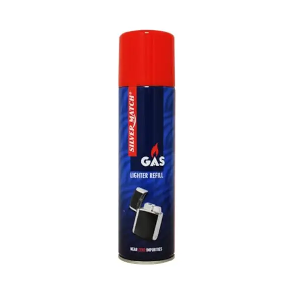 Feuerzeuggas Silver Match 250 Ml Universal Nachfüllgas thumbnail