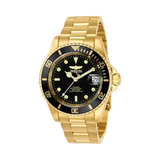 Invicta Pro Diver 8929OB Heren Horloge - Waterdicht - Analoog - Automatisch Uurwerk - Roestvrij Staal Met Zwarte Wijzerplaat - 40mm