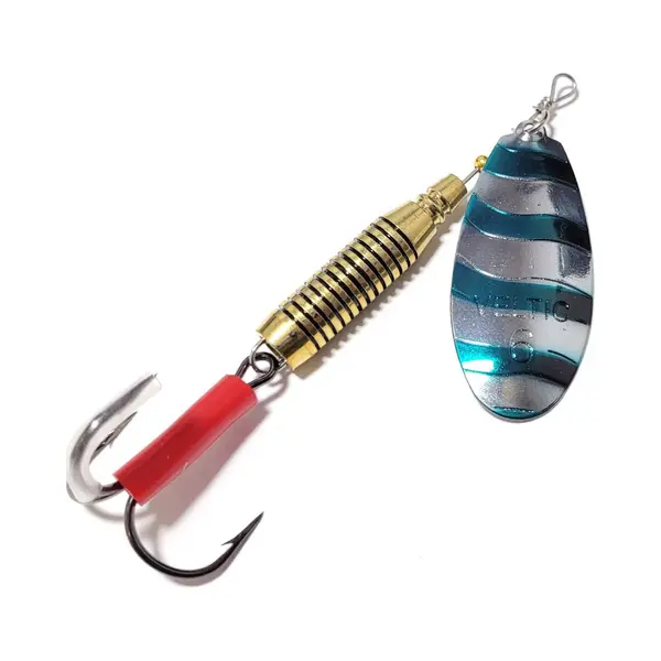 Veltic Spinner Silver/Green – Verzwaarde Spinner Maat 1 / 2, 0 Gram thumbnail