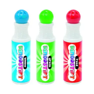 Verhaak Bingo Stiften/markers - 3x - Blauw - Groen - Rood - Bingo Dabbers