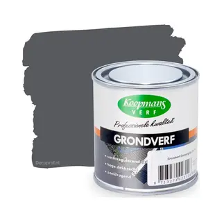 Koopmans Grondverf - Donkergrijs - 750 Ml