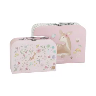 Little Dutch Spielzeugkoffer Pappkoffer 2er Set Kinder Reh Rosa - Fairy Garden