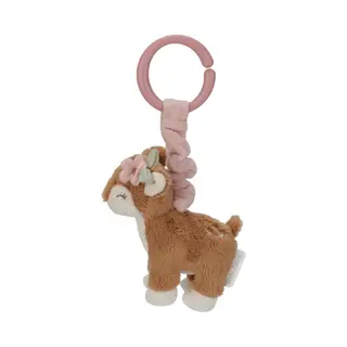Little Dutch Aufziehtier Mit Vibration Spielzeug Für Baby Babyschale Kinderwagen Kinderwagenspielzeug Reh Rosa - Fairy Garden