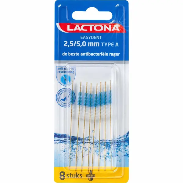 Lactona Ragers Easydent 2, 5-5, 0 Mm Type A - Tandenrager - 8 Stuks thumbnail