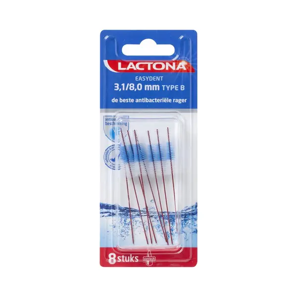 Lactona Easydent Ragers B Conisch 3, 1 Tot 8mm 8 Stuks thumbnail