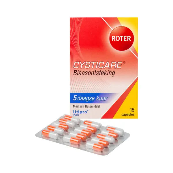Roter Cysticare - Behandelkuur Blaasontsteking - 15 Tabletten thumbnail