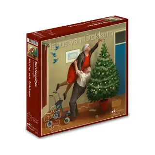 Marius Van Dokkum Kerstengeltjes - Nieuwe Kerstpuzzel 1000 Stukjes