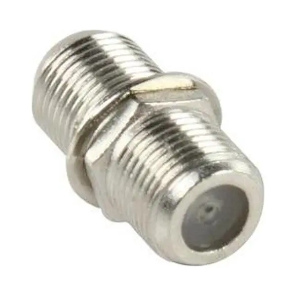Easyfiks F-connector Koppelstuk, F-Connector Female - F-Connector Female Schroefbaar thumbnail