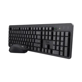 Trust Ody Ii Tastatur Maus enthalten Universal Rf Wireless Qwerty Us Englisch Schwarz