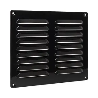 Nedco Schoepenrooster - Rechthoek - Aluminium - 250 X 200 Mm - Zwart